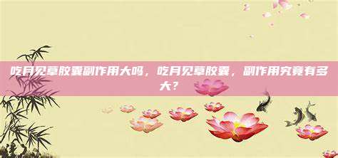 吃月见草胶囊副作用大吗，吃月见草胶囊，副作用究竟有多大？