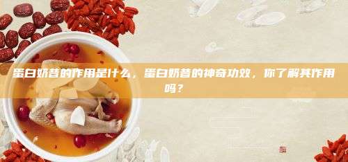 蛋白奶昔的作用是什么，蛋白奶昔的神奇功效，你了解其作用吗？