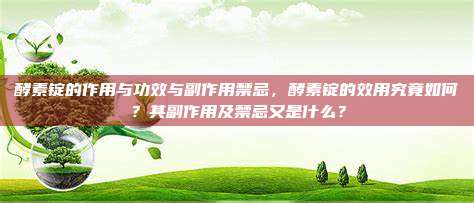酵素锭的作用与功效与副作用禁忌，酵素锭的效用究竟如何？其副作用及禁忌又是什么？