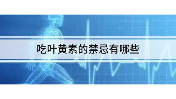 叶黄素的副作用与禁忌，叶黄素，副作用的警示与禁忌的注意事项？
